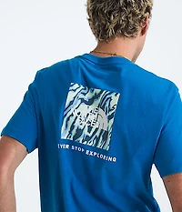 Men’s Short-Sleeve Core Wavy Lines Box NSE Tee