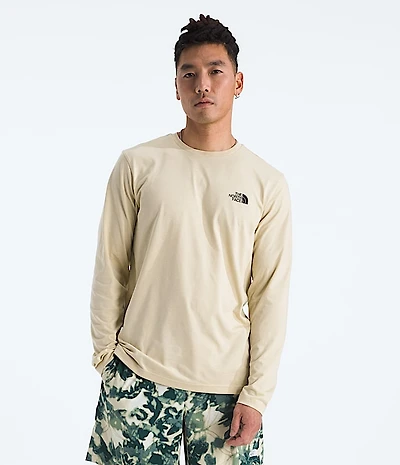 Men’s Long-Sleeve Simple Dome Tee