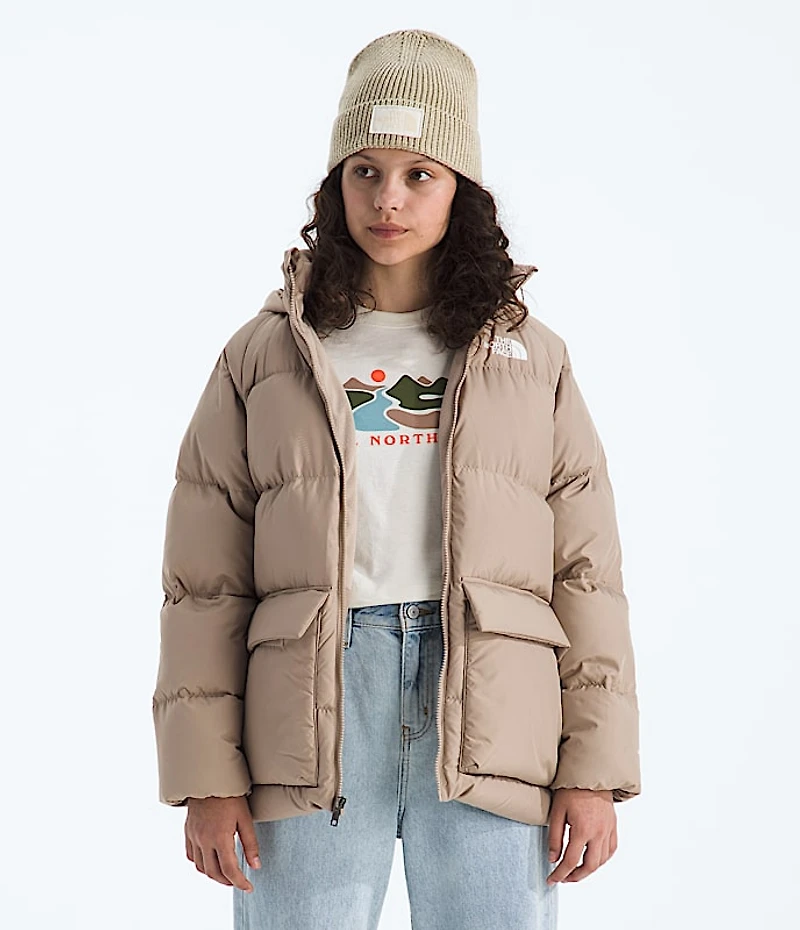 Boys’ & Girls’ North Down Fleece-Lined Short Parka