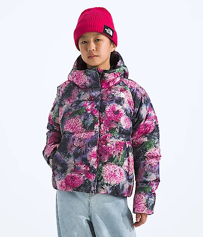 Girls’ North Down Hooded Jacket—Print