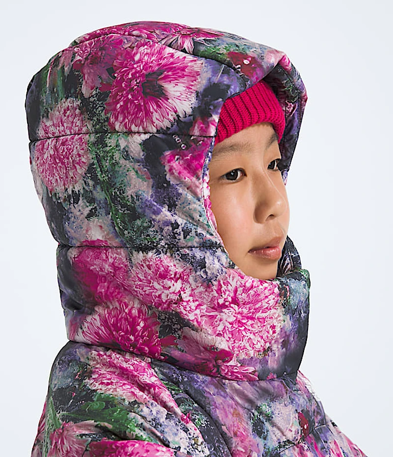 Girls’ North Down Hooded Jacket—Print