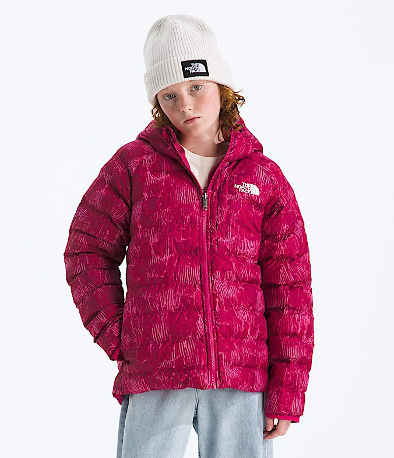 Girls’ Reversible Perrito Hooded Jacket—Print