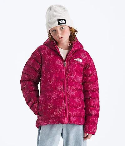 Girls’ Reversible Perrito Hooded Jacket—Print