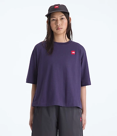 Women’s TNF™ Red Box Short-Sleeve Boxy Tee