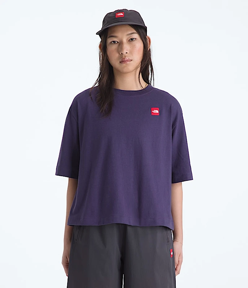 Women’s TNF™ Red Box Short-Sleeve Boxy Tee