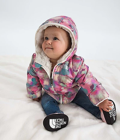 Baby Girls’ Reversible Shasta Full-Zip Hooded Jacket—Print