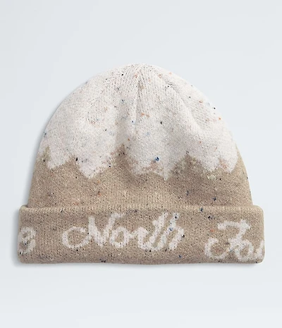 Cabin Mountainscape Beanie