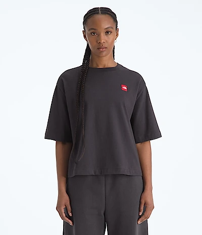 Women’s TNF™ Red Box Short-Sleeve Boxy Tee