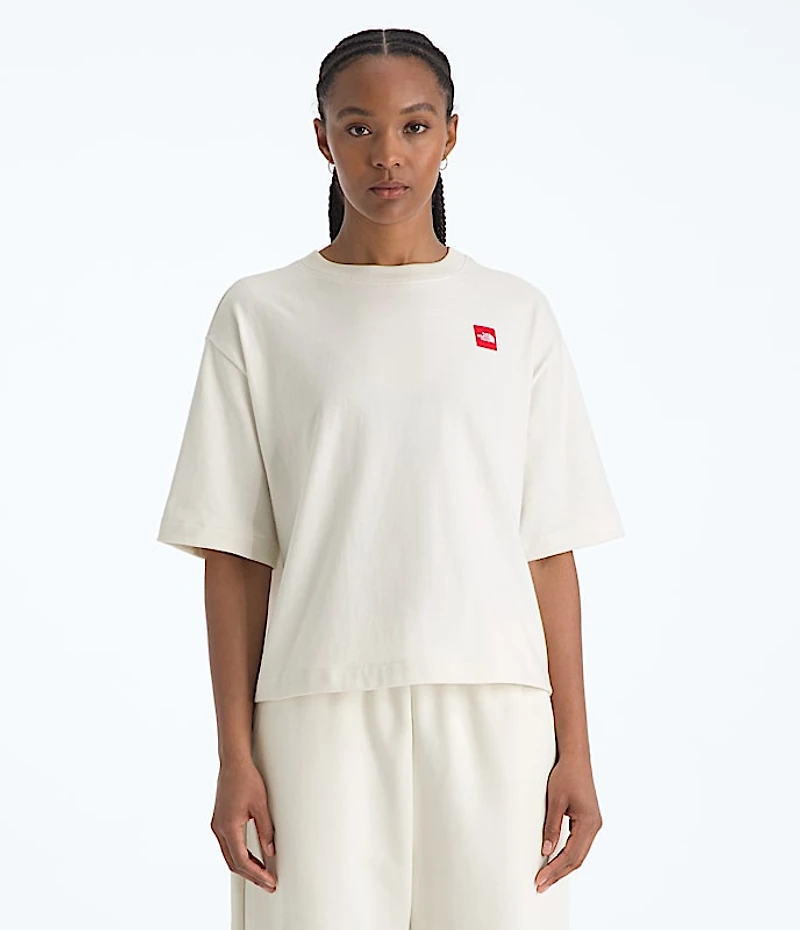 Women’s TNF™ Red Box Short-Sleeve Boxy Tee