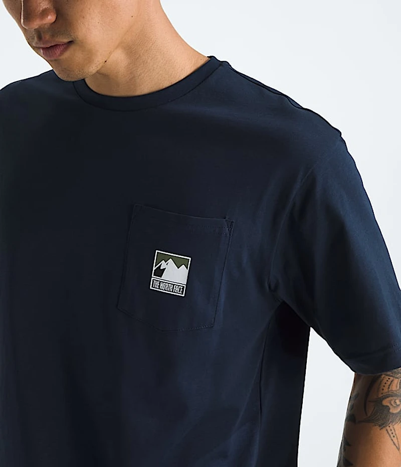Men's Mountain Logo Relaxed Pocket Tee