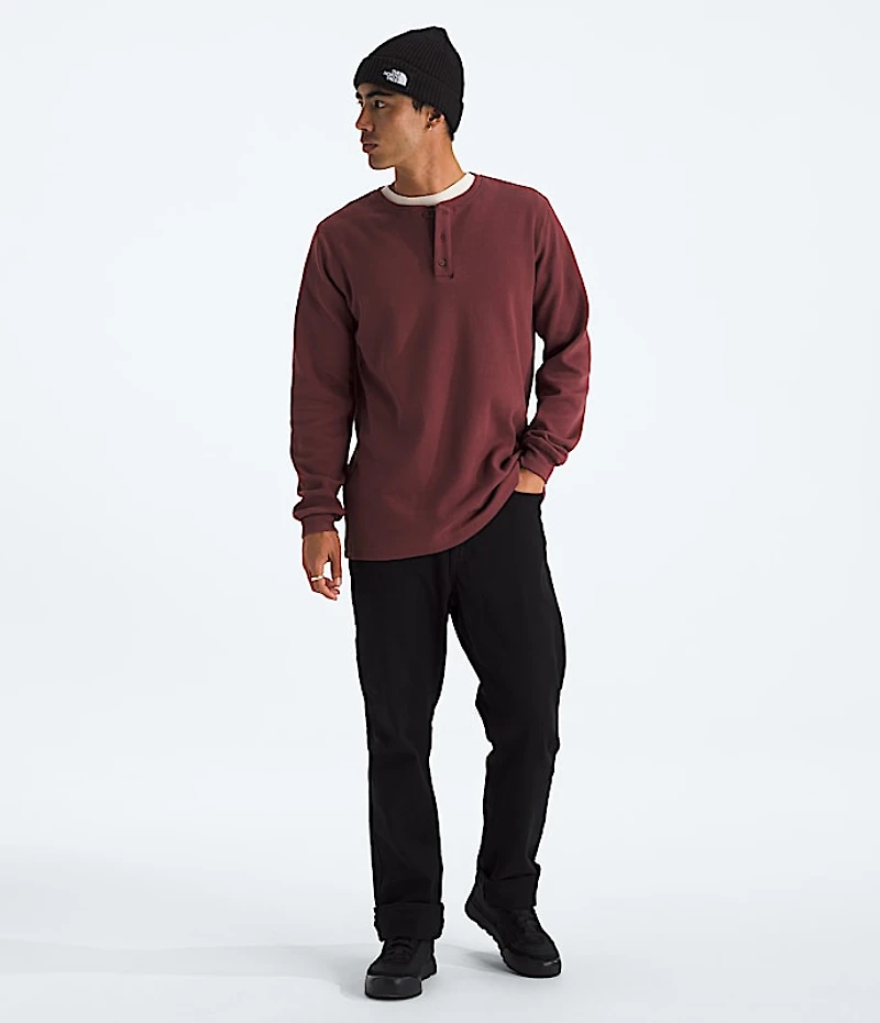 Men’s Waffle Long-Sleeve Henley