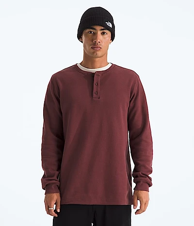 Men’s Waffle Long-Sleeve Henley
