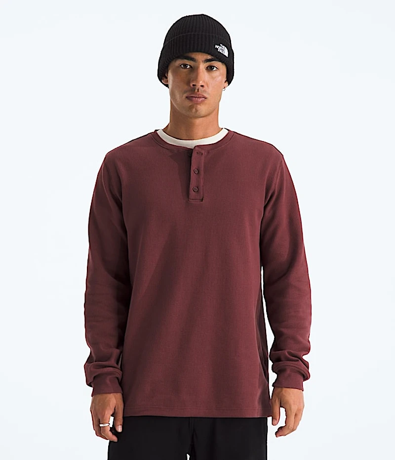 Men’s Waffle Long-Sleeve Henley