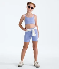 Girls’ Flex Tights Shorts—5''