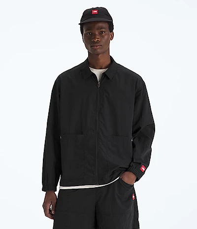 Men’s TNF™ Red Box Nylon Long-Sleeve Shirt