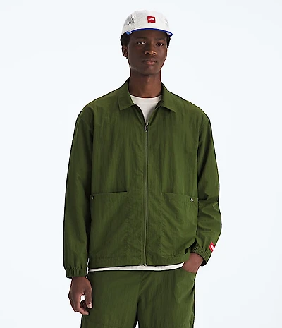 Men’s TNF™ Red Box Nylon Long-Sleeve Shirt