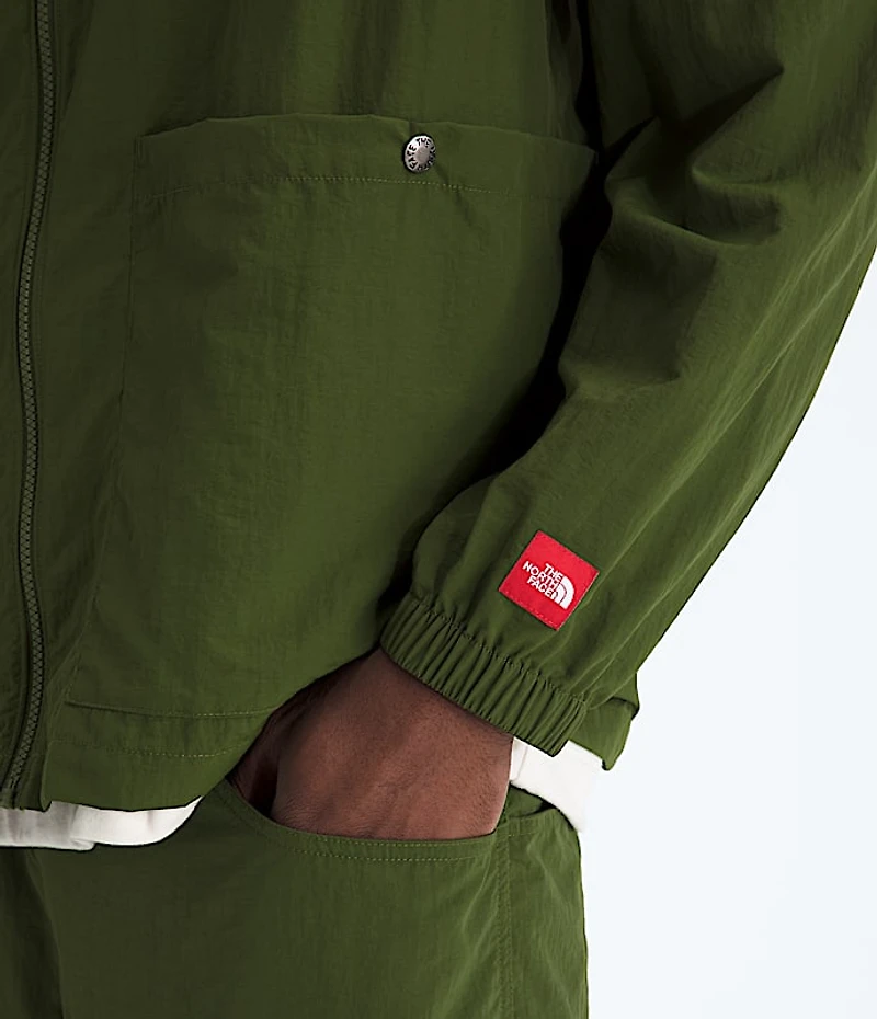 Men’s TNF™ Red Box Nylon Long-Sleeve Shirt