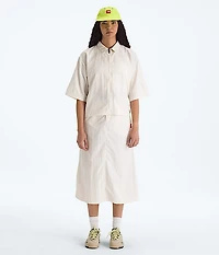 Women’s TNF™ Red Box Nylon Short-Sleeve Shirt