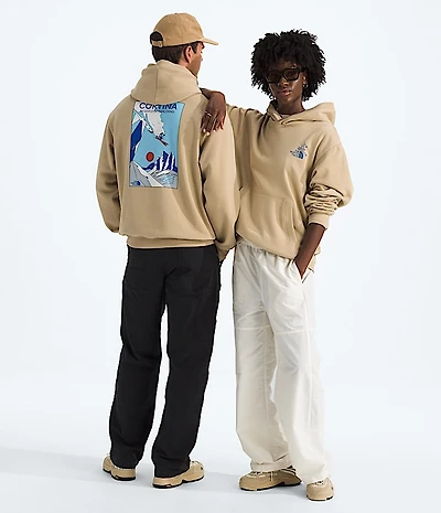 Unisex Mountain Celebration Relaxed Hoodie—Graphic