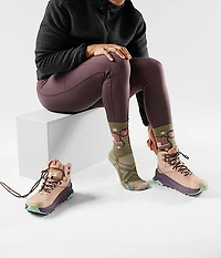 Women's HIKE Light Cushion Hoo Who Crew Socks