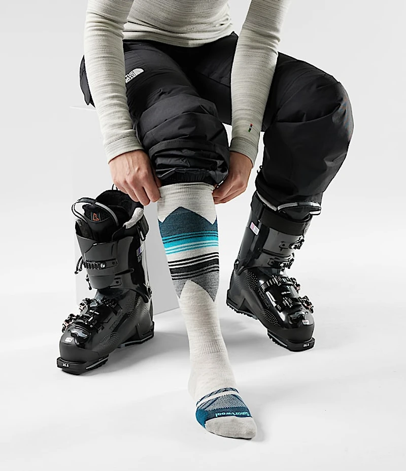 TNF X Smartwool Women's Ski Targeted Cushion Pattern OTC Socks