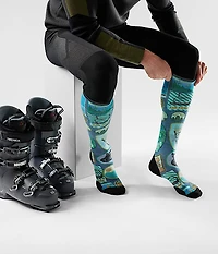 Ski Targeted Cushion Explorer Print OTC Socks