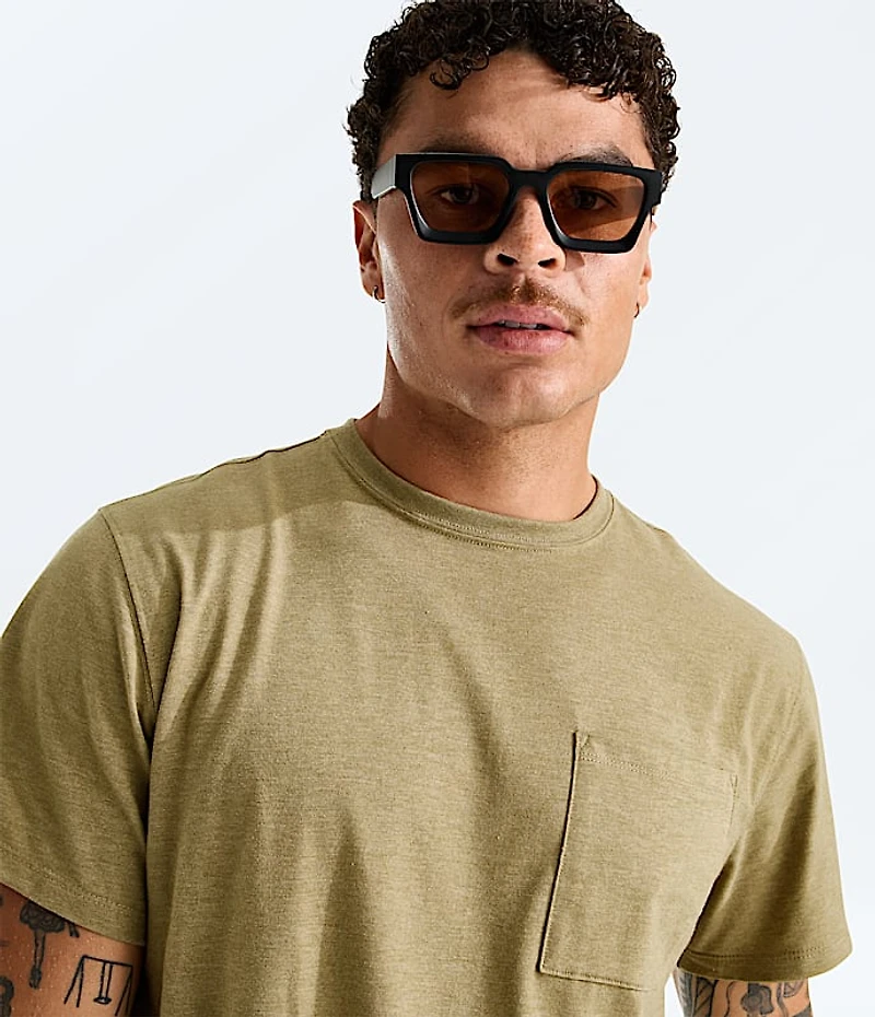 Men’s Tri-Blend Short-Sleeve Pocket Tee