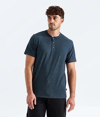 Men’s Tri-Blend Short-Sleeve Henley