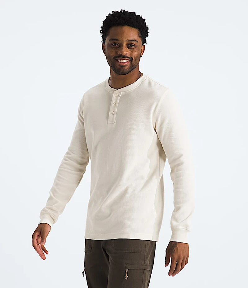 Men’s Waffle Long-Sleeve Henley