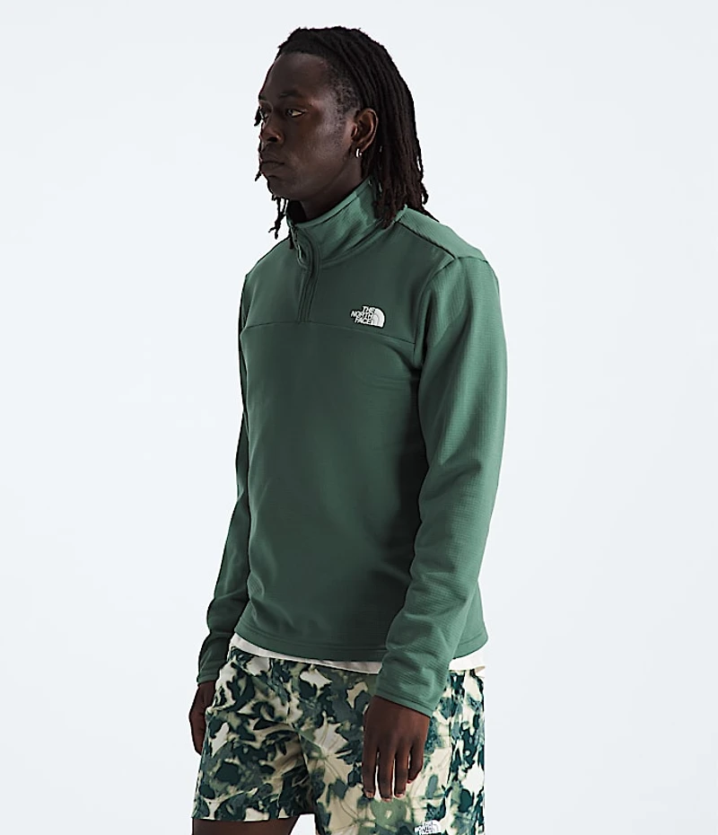 Men’s Cedar Trail Grid Fleece ¼-Zip
