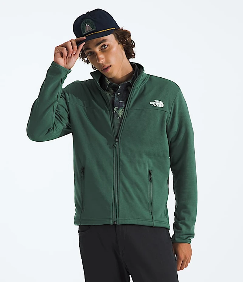 Men’s Cedar Trail Grid Fleece Full-Zip Jacket