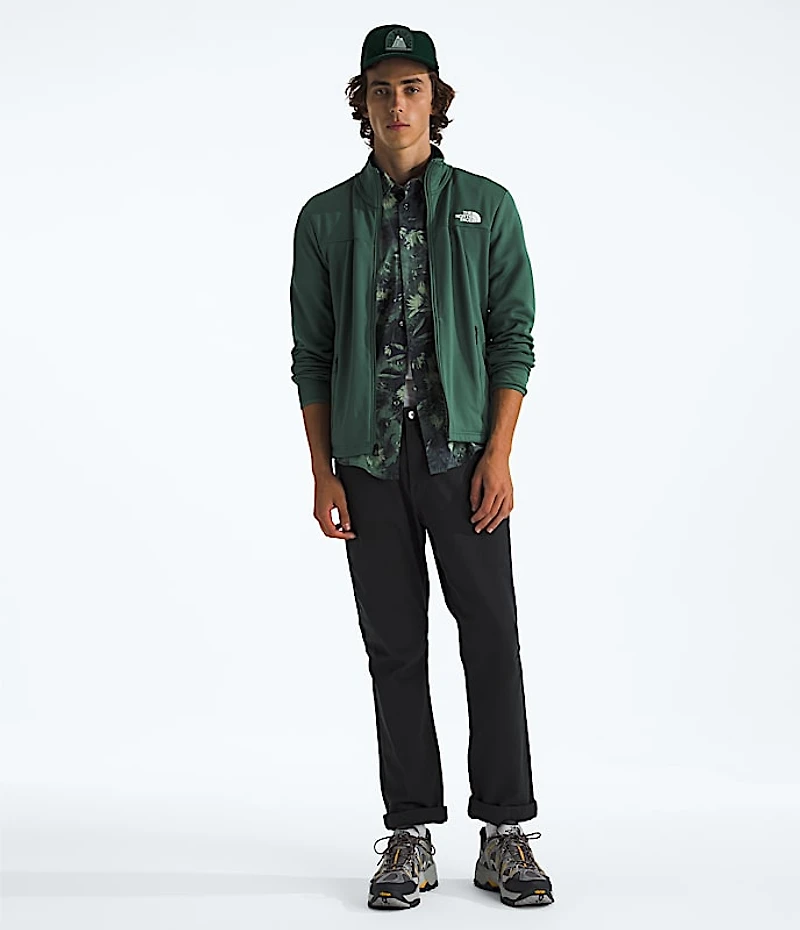 Men’s Cedar Trail Grid Fleece Full-Zip Jacket