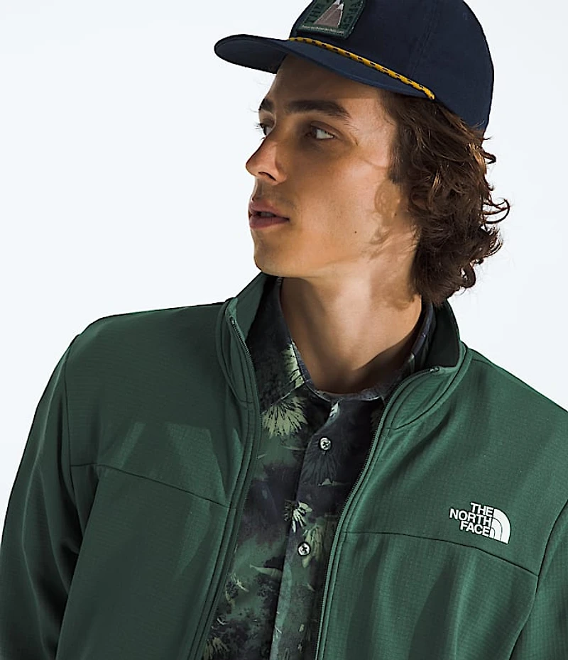 Men’s Cedar Trail Grid Fleece Full-Zip Jacket