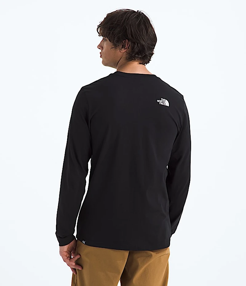 Men’s Long-Sleeve Simple Dome Tee