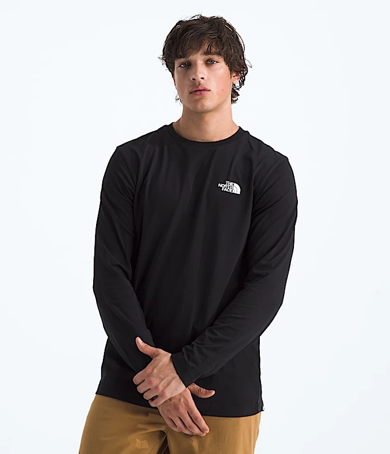 Men’s Long-Sleeve Simple Dome Tee