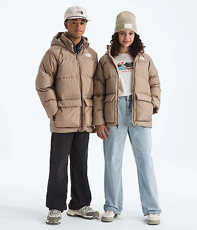 Boys’ & Girls’ North Down Fleece-Lined Short Parka