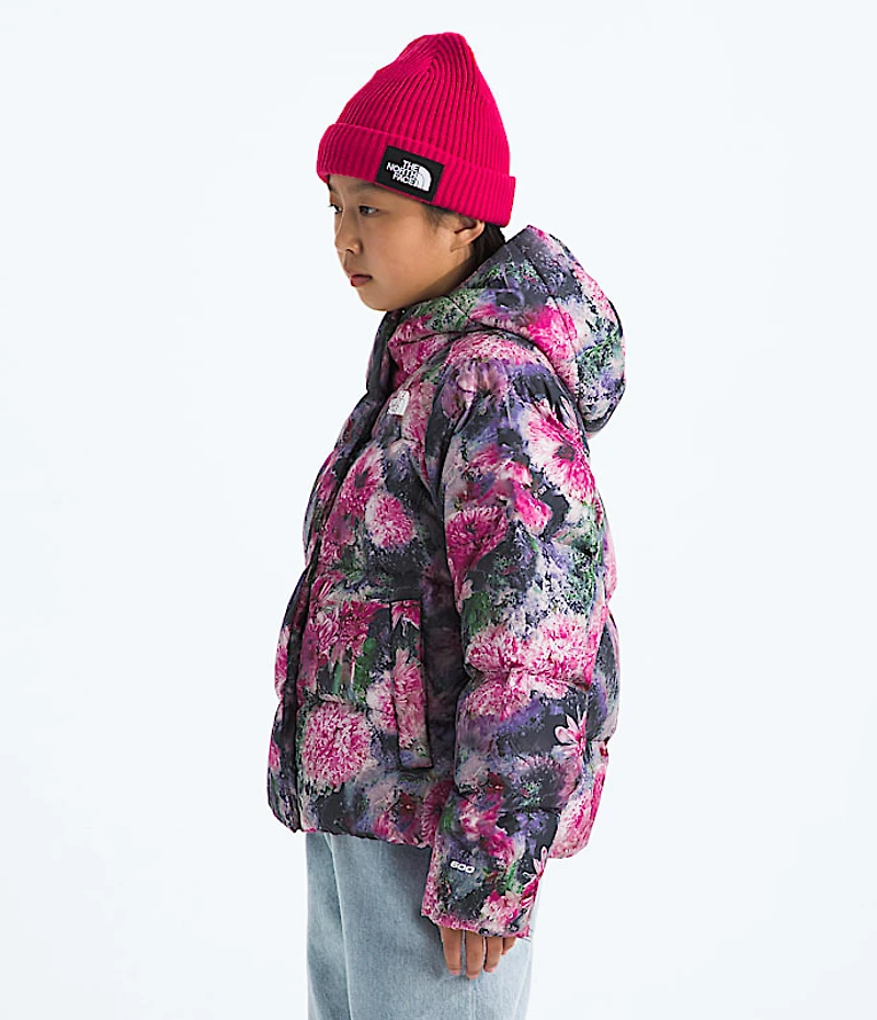 Girls’ North Down Hooded Jacket—Print