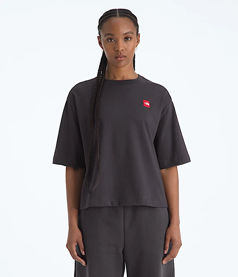 Women’s TNF™ Red Box Short-Sleeve Boxy Tee
