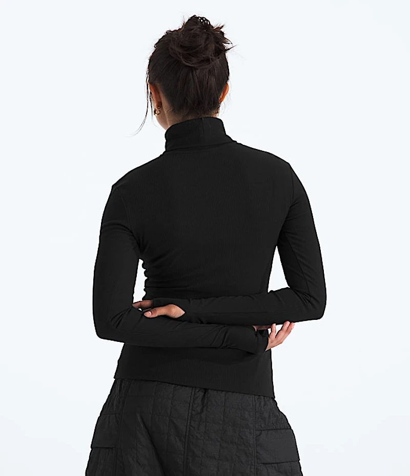 Women's Turtleneck Long-Sleeve Top