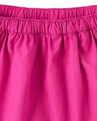 Jupe-short Fille Floral Ruffle - Summer Sunsets