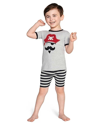 Boys Pirate Cotton 2-Piece Pajamas