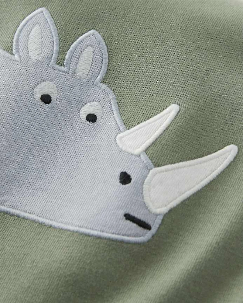 Boys Safari Cotton 2-Piece Pajamas - Gymmies