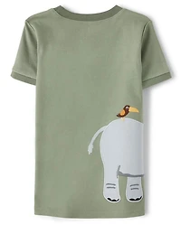 Boys Safari Cotton 2-Piece Pajamas - Gymmies