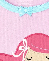 Girls Mermaid Cotton 2-Piece Pajamas - Gymmies