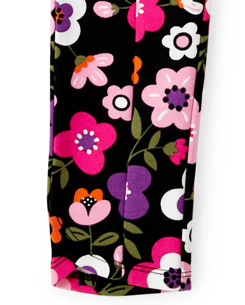 Girls Floral Ponte Jeggings - Tree House