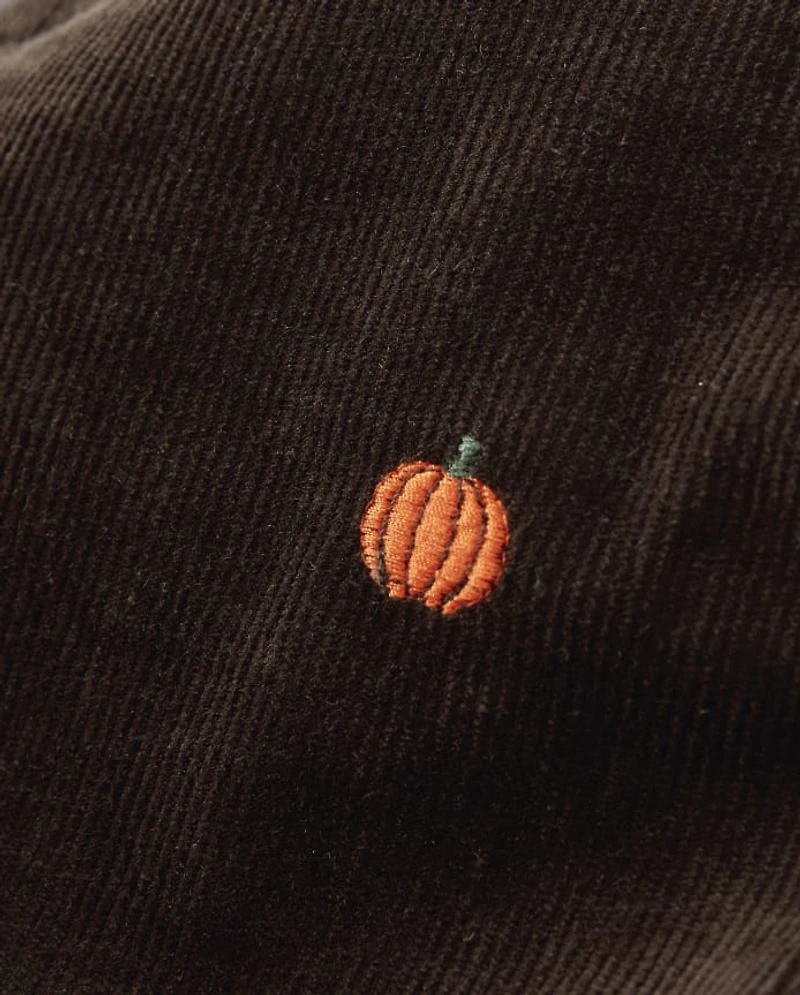 Pantalon en velours côtelé brodé pour garçon - Lil Pumpkin