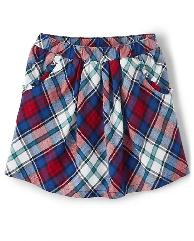 Girls Plaid Skort - Teacher's Favorite