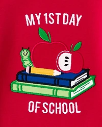 Girls Embroidered School Top - Teacher's Favorite