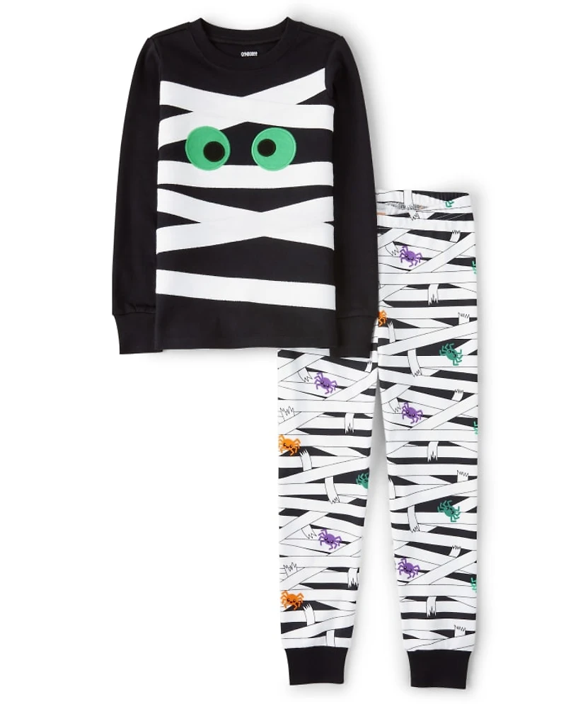 Pyjama momie en coton 2 pièces pour enfants