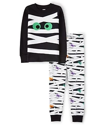 Pyjama momie en coton 2 pièces pour enfants
